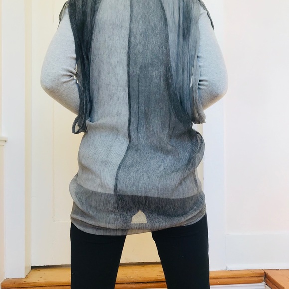 Sheer silk tunic - Picture 4 of 16